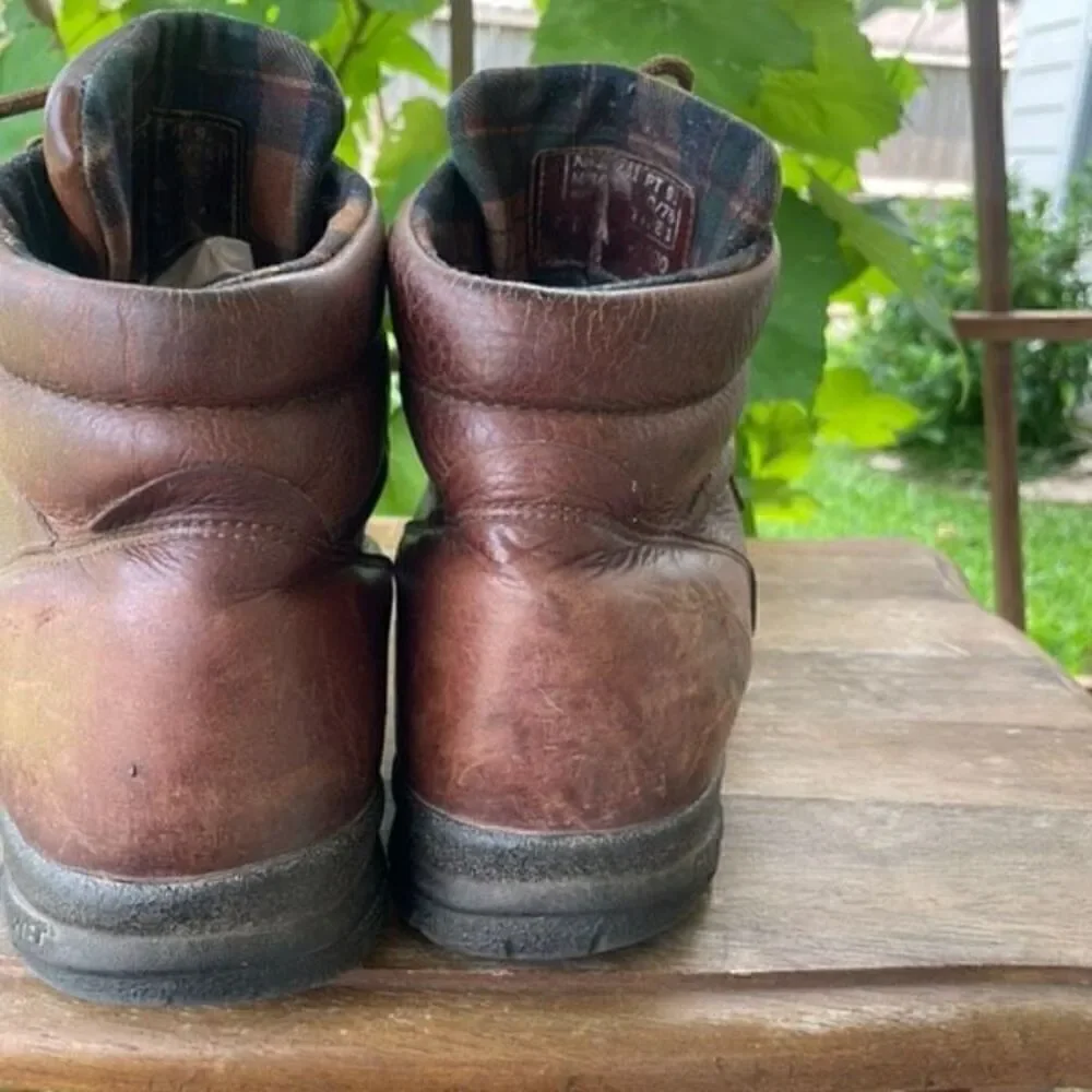 Red Wing Leather Steel Toe Work Boots Mens Sz 13 D Lace Up Oilfield Construction